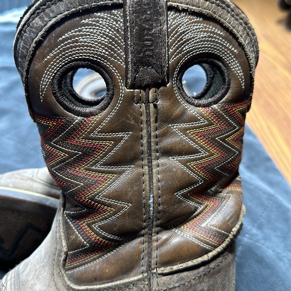 Durango Lil Rebel Pro Big Kids Western Boots Brown - Picture 2 of 10